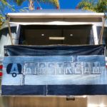 artbya horizontal AS banner on trailer