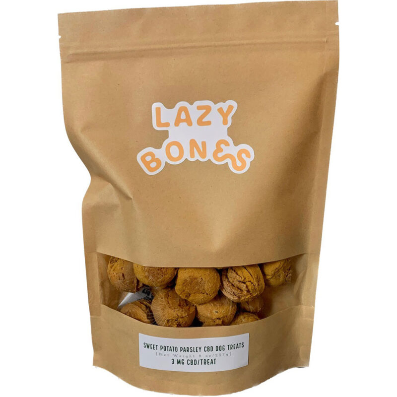 Lazy Bones CBD Sweet Potato dog treats
