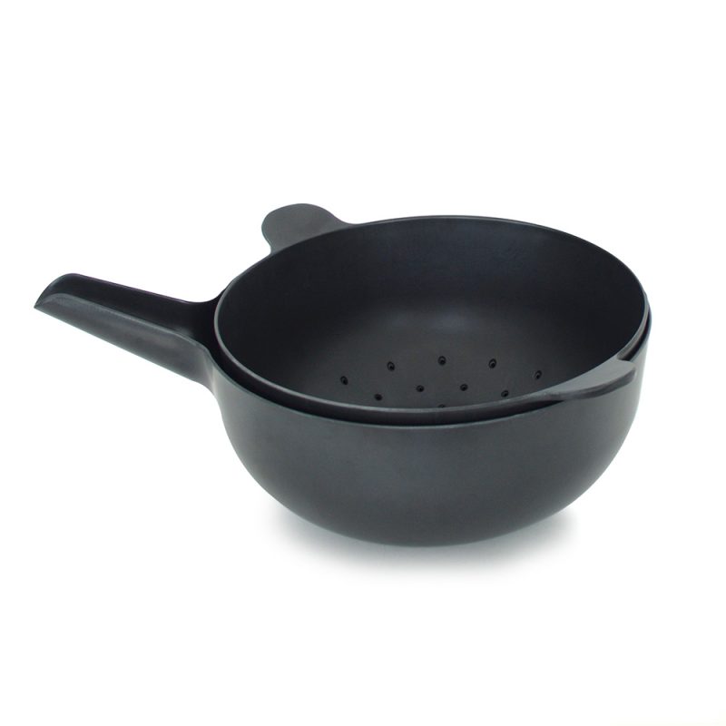 ekobo mixing bowl set large black