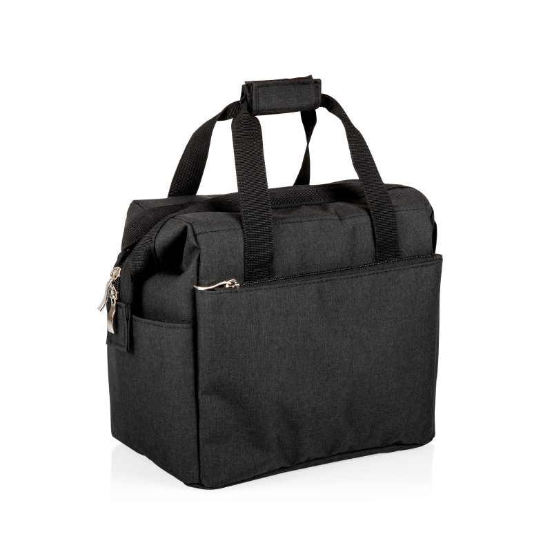picnic time lunch tote black side