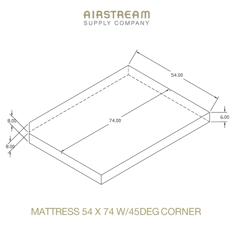 54 x 74 mattress