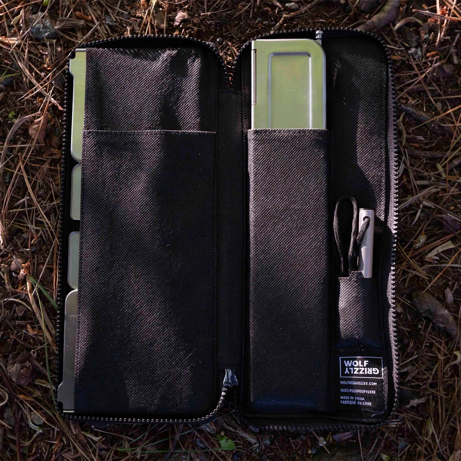 wolf grizzlr fire safe portable fire pit case