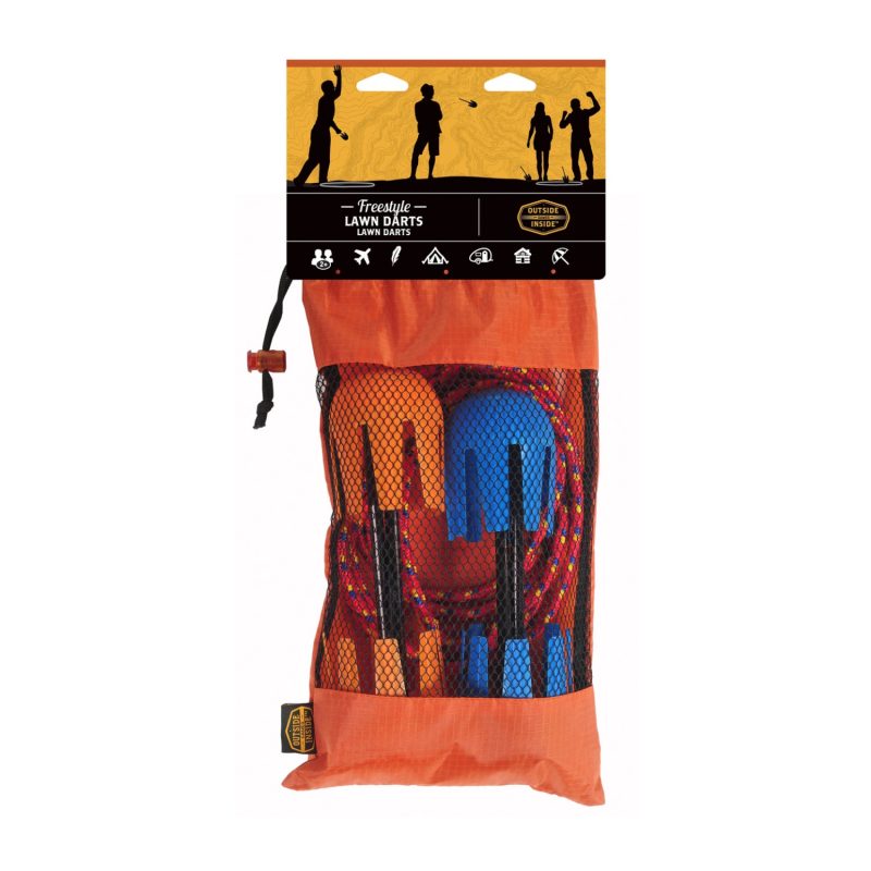 gis outside inside lawn darts carry bag
