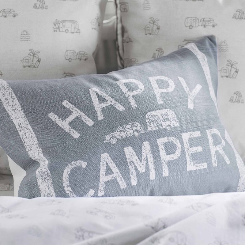 Pottery Barn Collection Happy Camper Lumbar Pillow