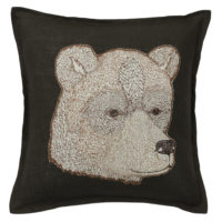 Bear Applique Pillow