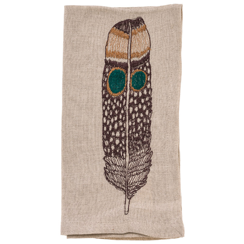 Owl-Feather-Napkin-Coral-and-Tusk-Folded