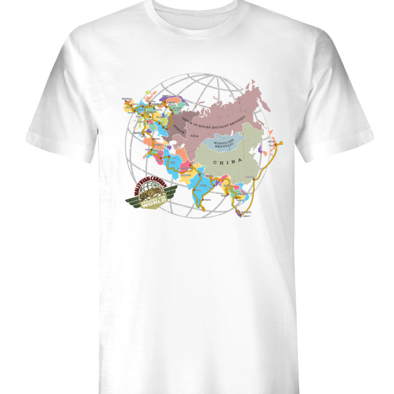 Wally Byam Around the World Map
