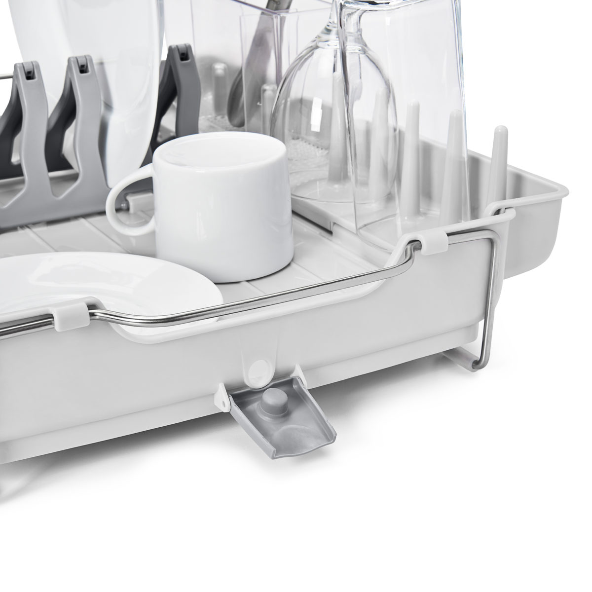 oxo airstream foldaway dish rack_7a