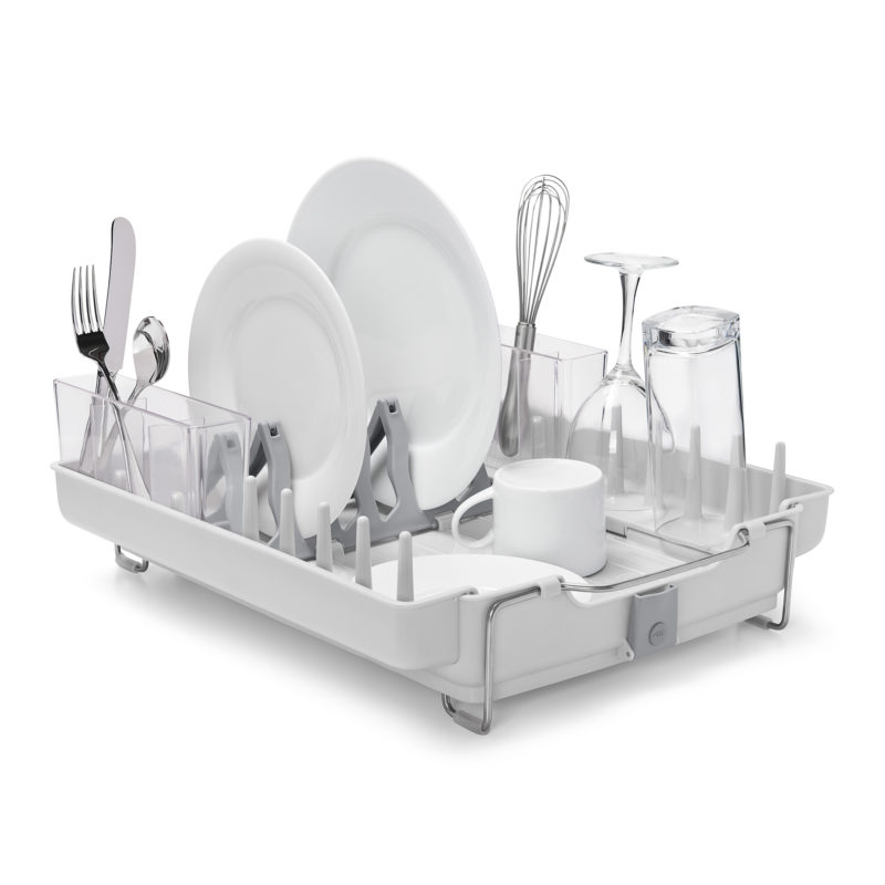 oxo airstream foldaway dish rack_1g