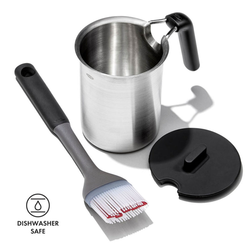 oxo airstream grilling basting pot and brush set_8c