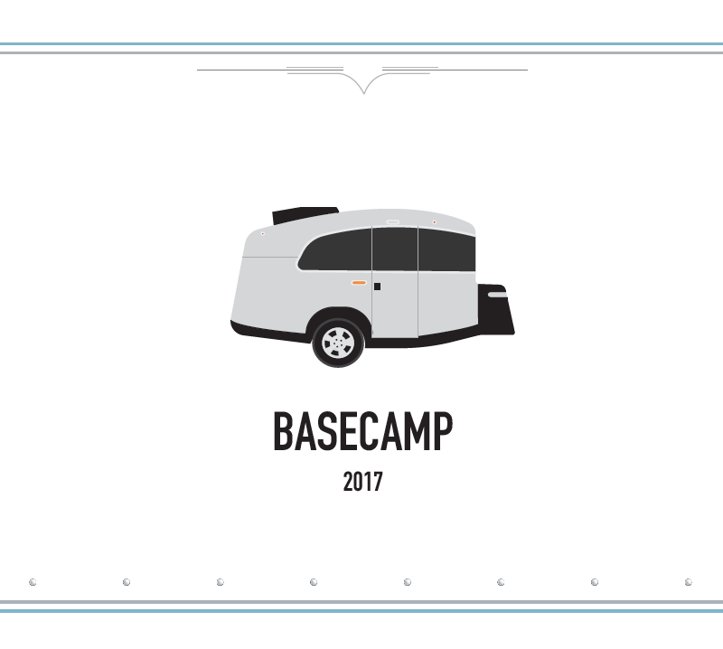 Basecamp Airstream Vintage Greeting Cards 3