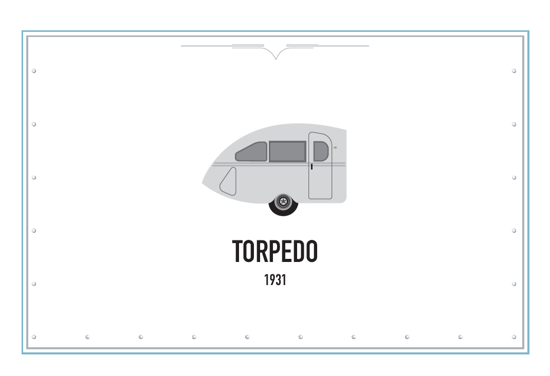 Torpedo Airstream Vintage Greeting Cards 11