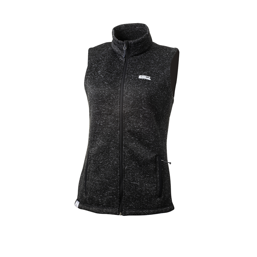 Ladies Black-Gray Vest-1