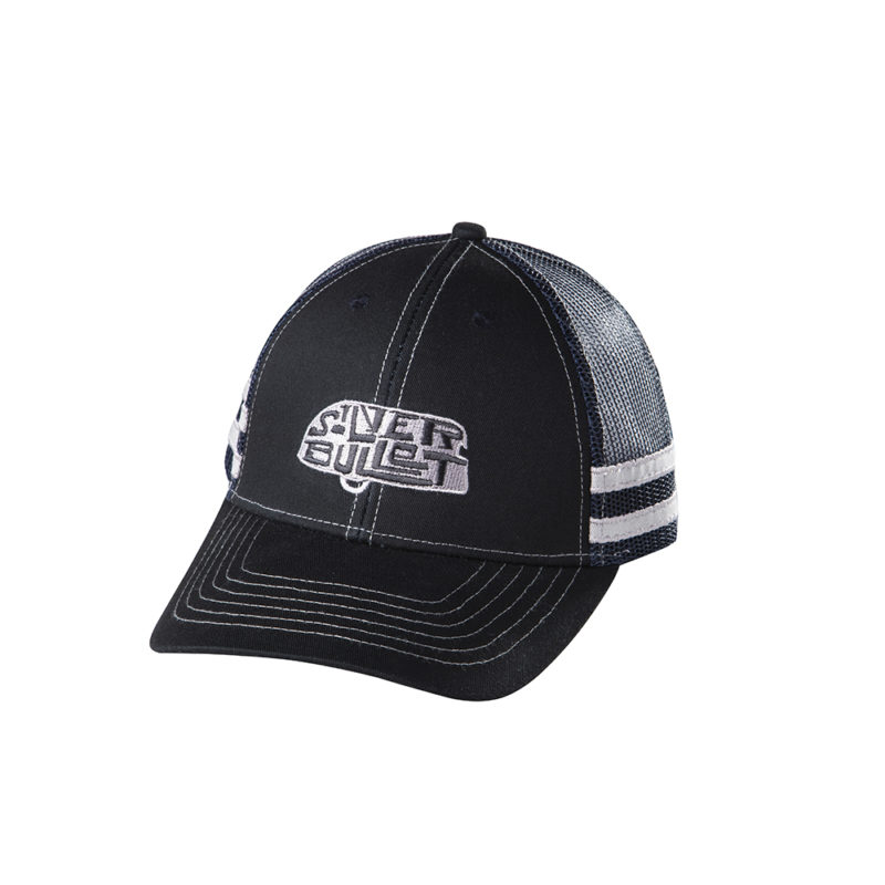 Silver Bullet Black Trucker Hat-1