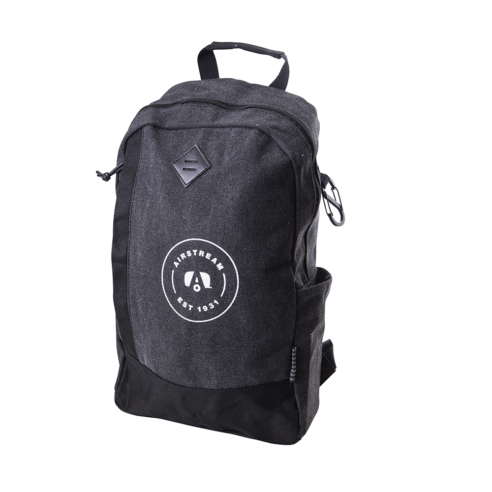 Black Canvas Backpack-1