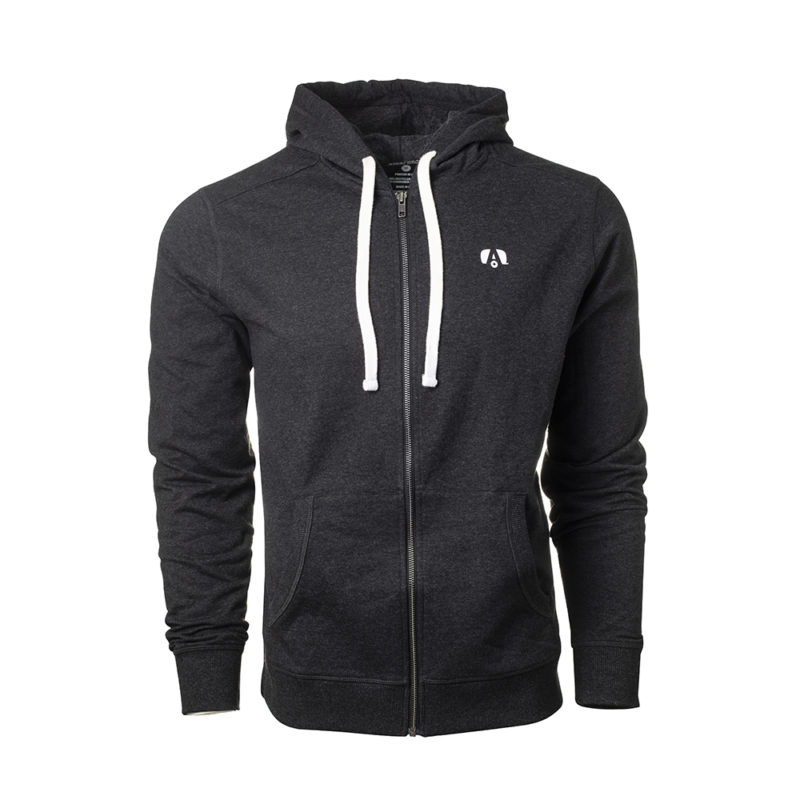 Airstream Gray Zip Up Hoodie-1