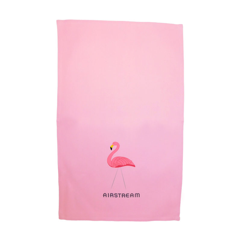pink-flamingo-tea-towel