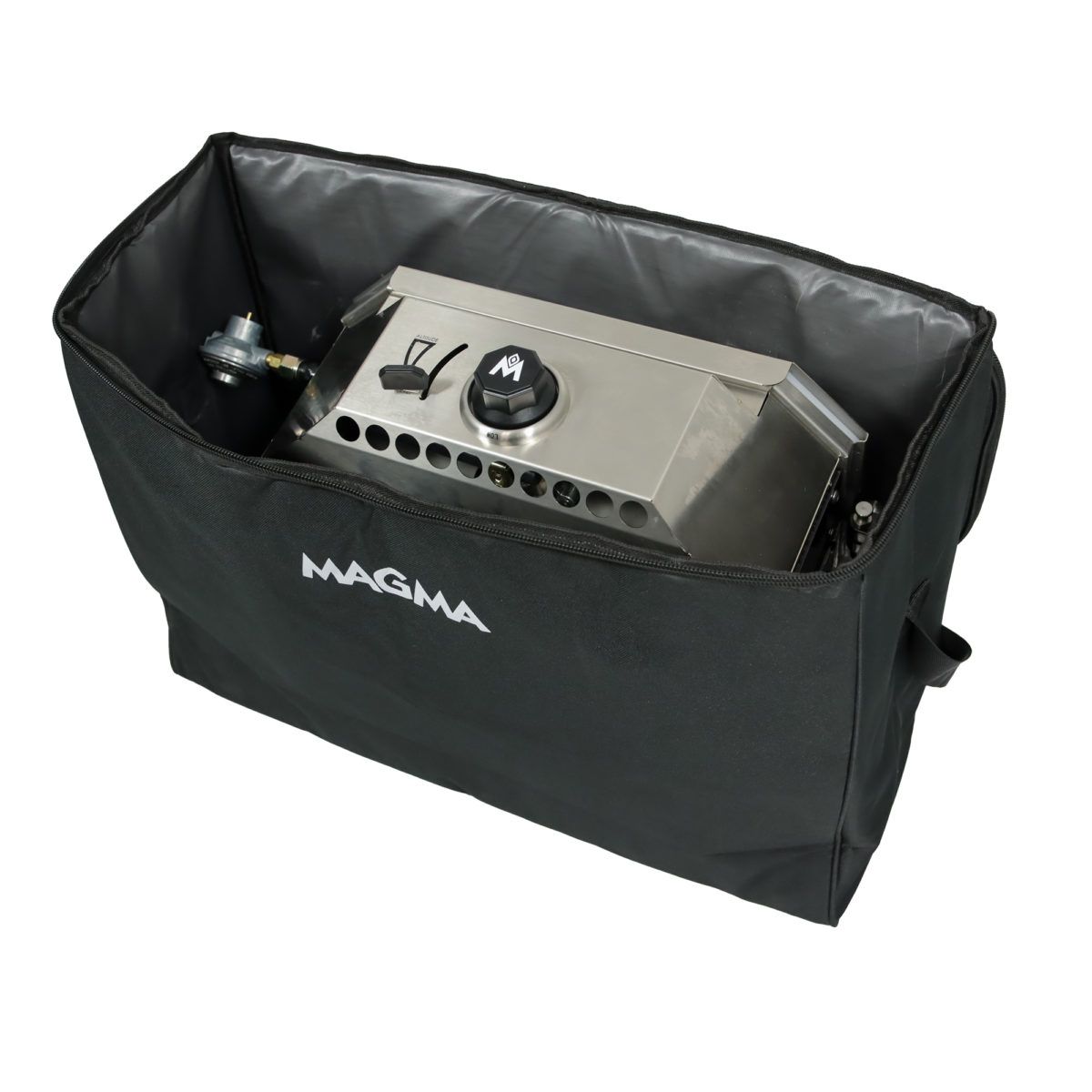 CO10-295 single burner Firebox storage case open 1