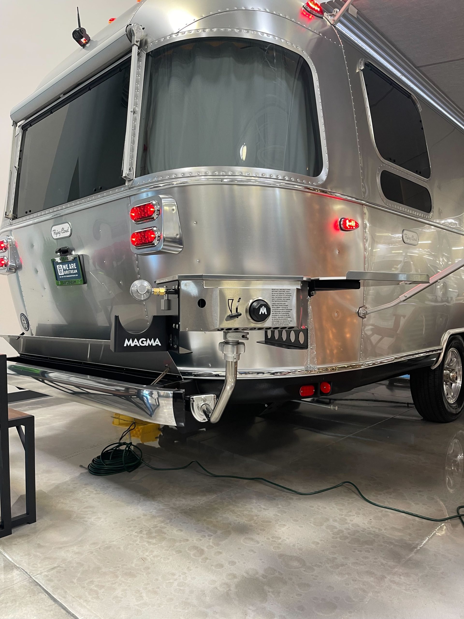 CO10-300 Airstream bumper mount in use