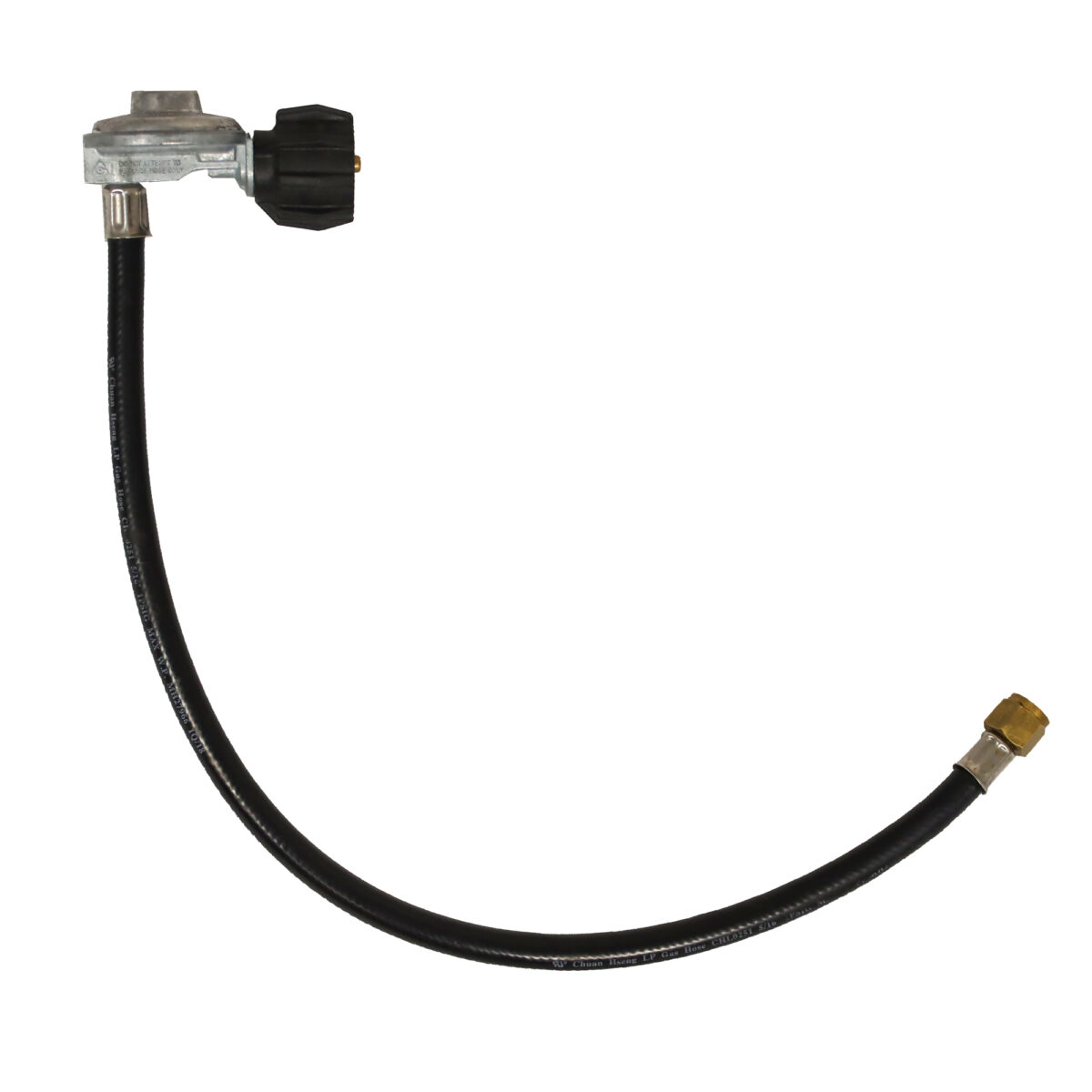 low pressure hose and regulator actual