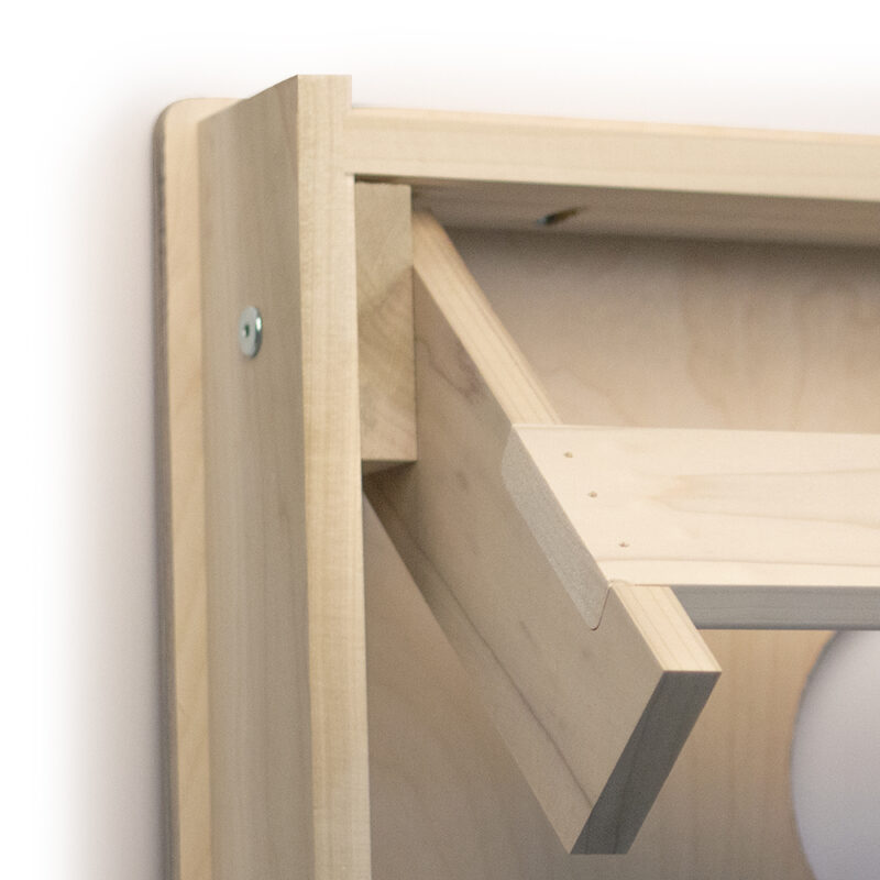 Elakai Cornhole Board Underneath View