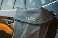 luno gear bag up-close on car