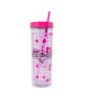 Clolor Changing Pink Tumbler With Airstream Heart Logo